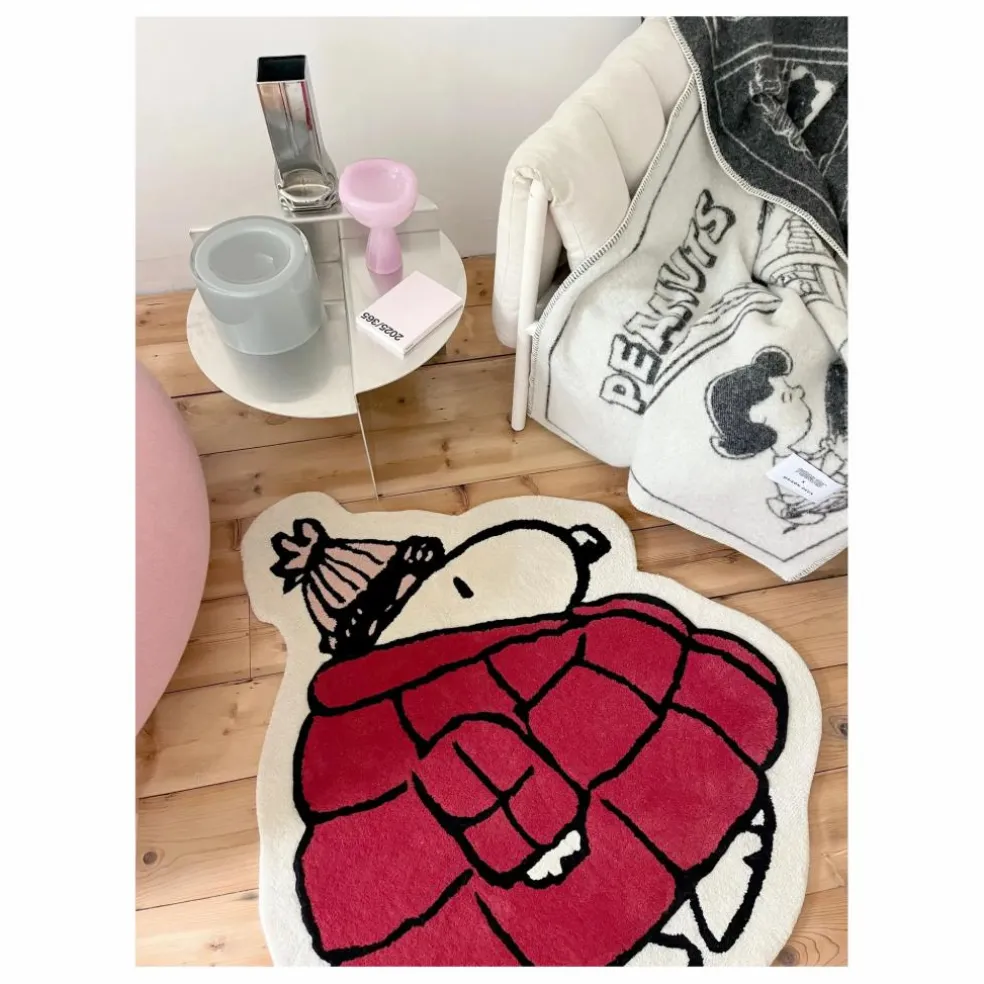 Tapis Peanuts Doudoune | Rouge