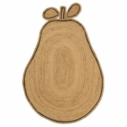 Tapis Poire en jute