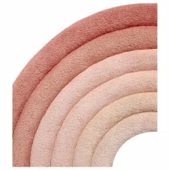 Tapis Rainbow en laine | Rose