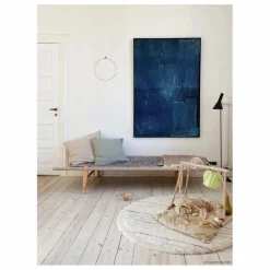 Tapis rond Arona en laine | Blanc coton