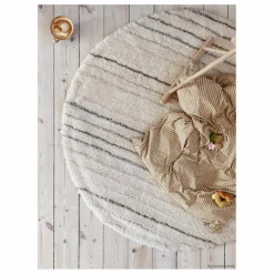 Tapis rond Arona en laine | Blanc coton