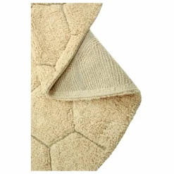 Tapis rond Honeycomb | Golden sand