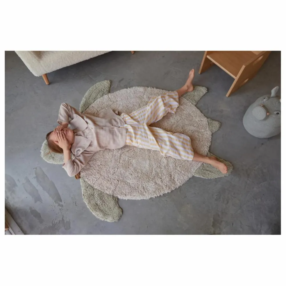 Tapis Sea Turtle | Olive