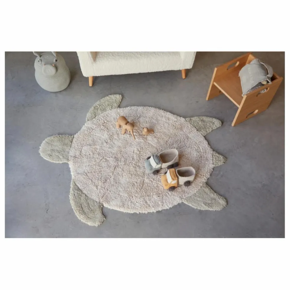 Tapis Sea Turtle | Olive