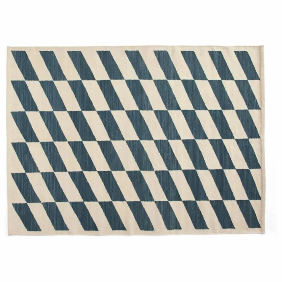 Tapis Shift Kelim | Bleu
