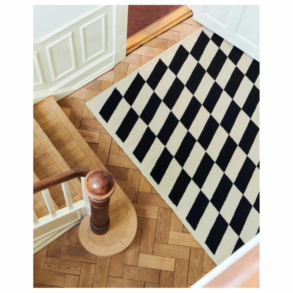 Tapis Shift Kelim | Noir