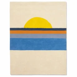 Tapis Sunset | Bleu