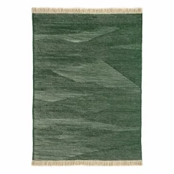 Tapis Telares en laine afghane | Vert sapin