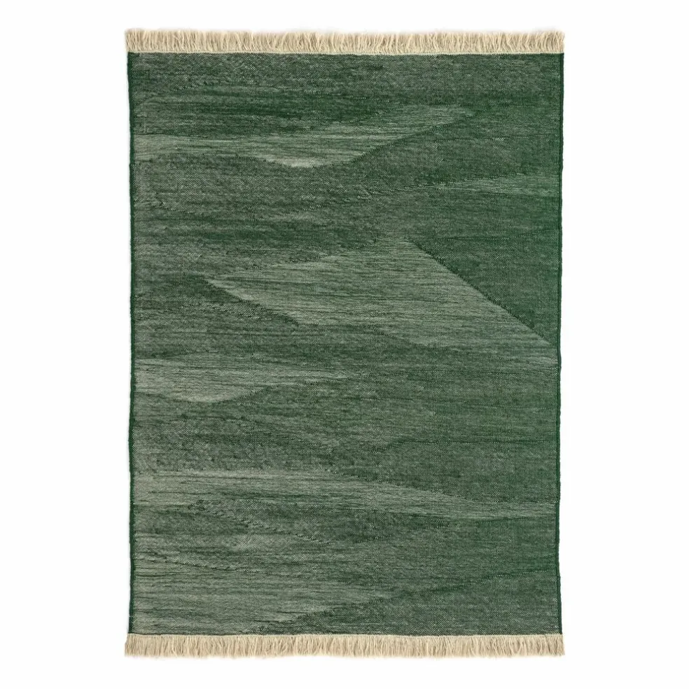 Tapis Telares en laine afghane | Vert sapin