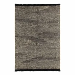 Tapis Telares en laine afghane | Noir