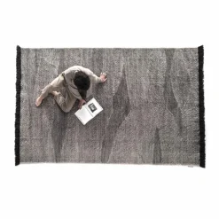 Tapis Telares en laine afghane | Noir