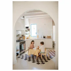 Tapis Tiles | Gris foncé