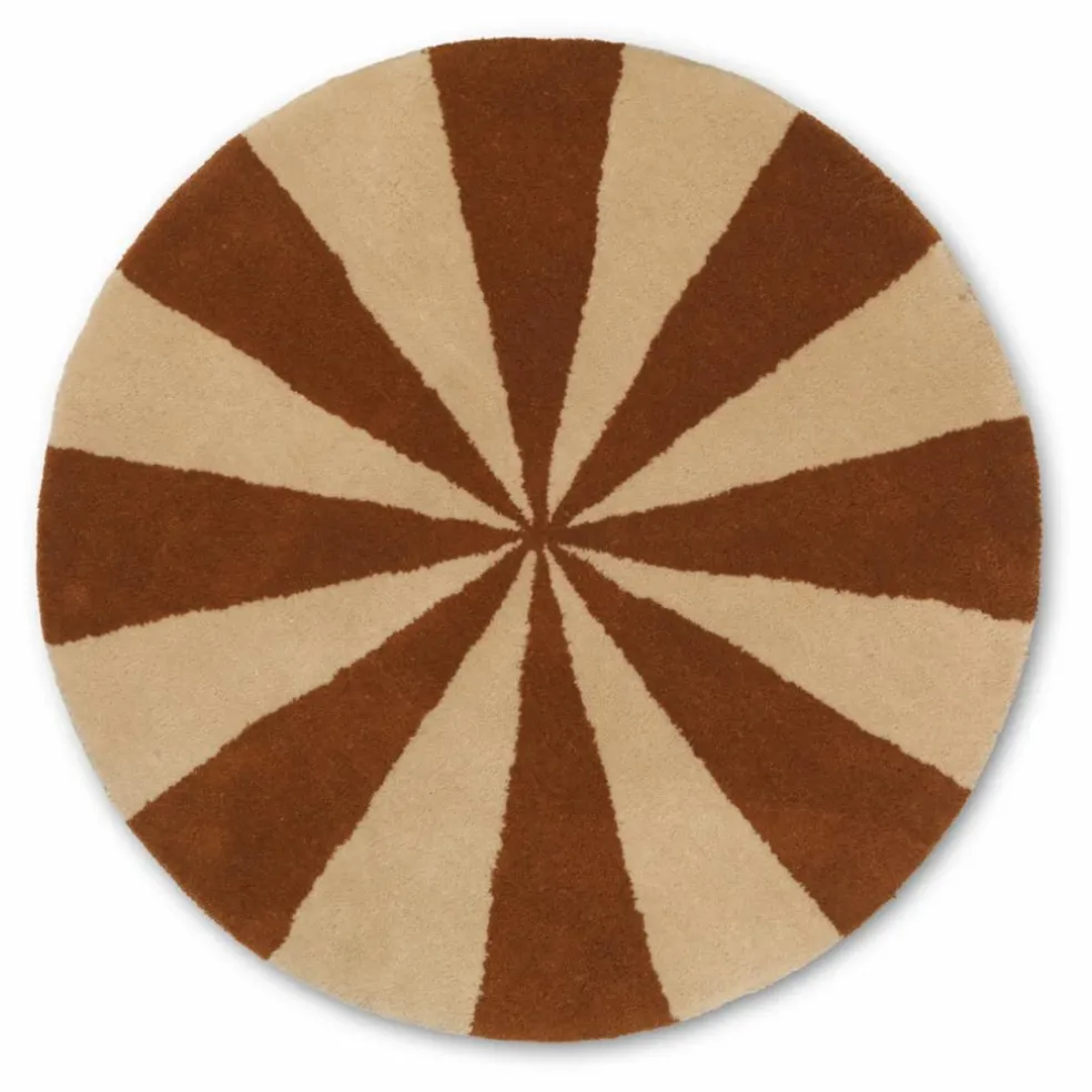 Tapis tufté Arch | Marron