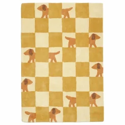 Tapis Walter Damier | Ocre