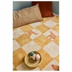 Tapis Walter Damier | Ocre