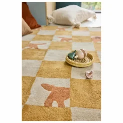 Tapis Walter Damier | Ocre