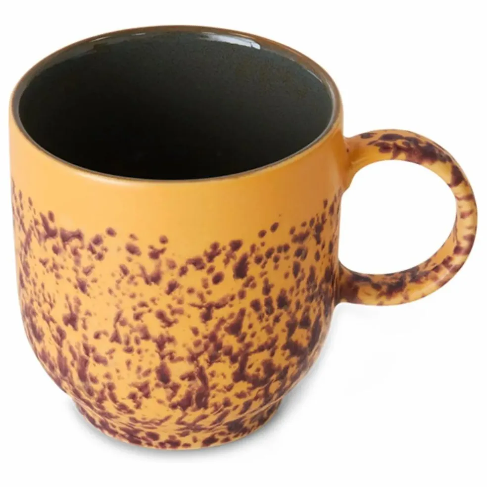 Tasse à café en grès | Orange