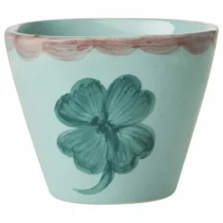 Tasse à expresso en céramique Trèfle | Bleu