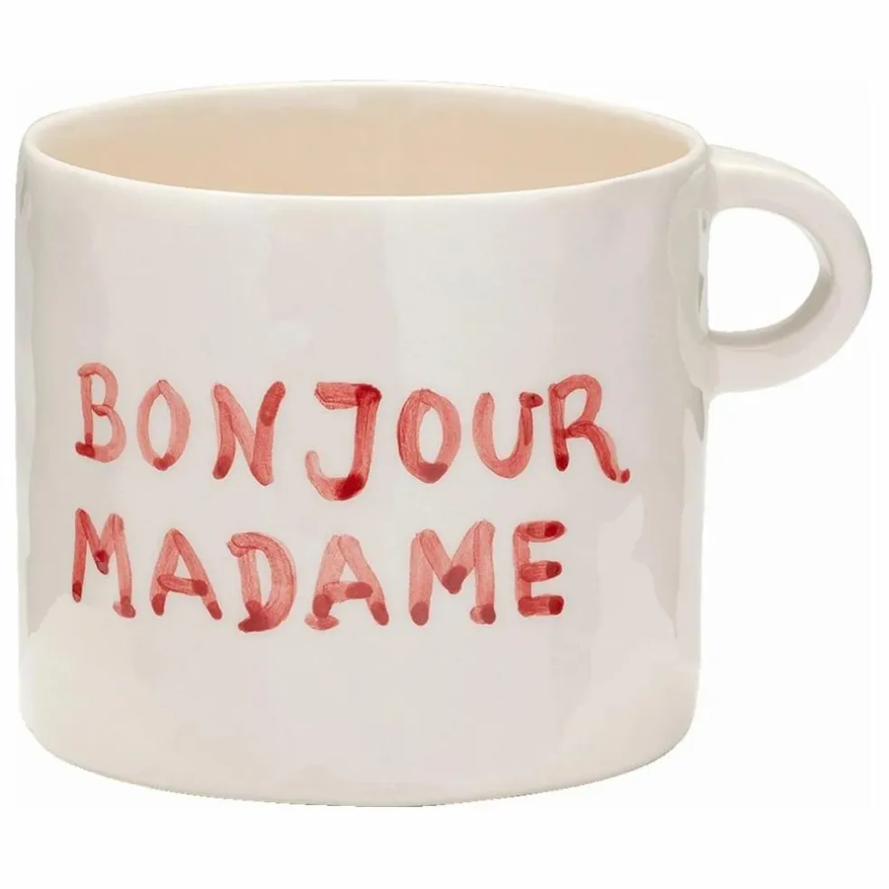 Tasse Bonjour Madame | Rouge
