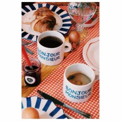 Tasse Bonjour Monsieur | Bleu
