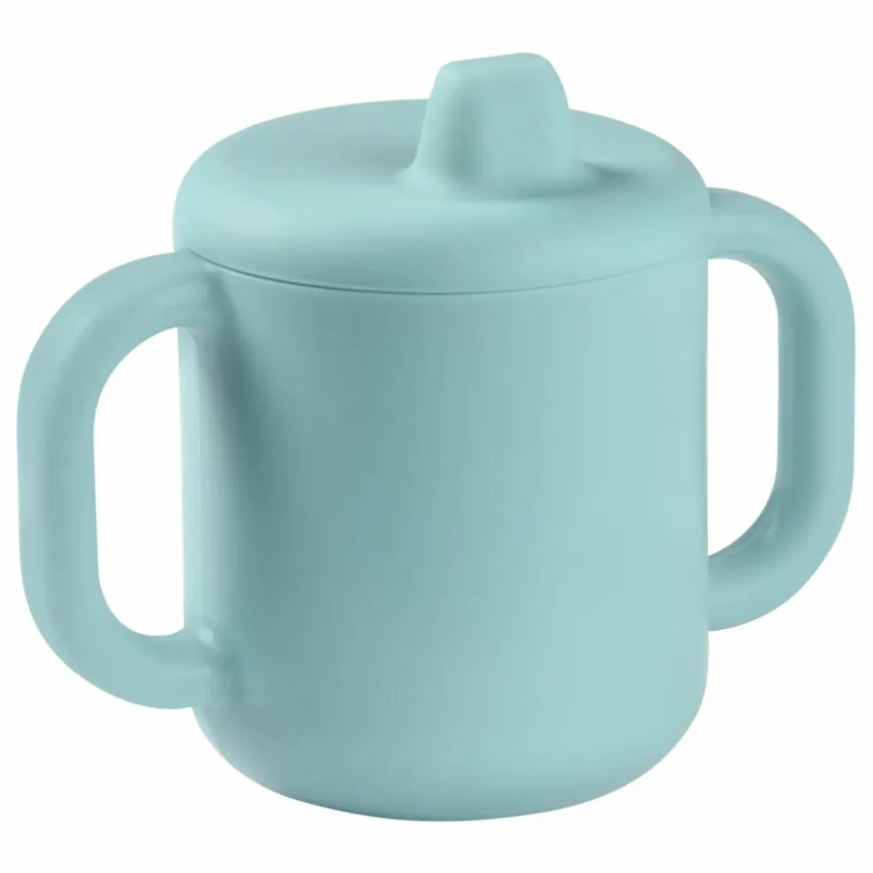 Tasse d'apprentissage en silicone | Bleu