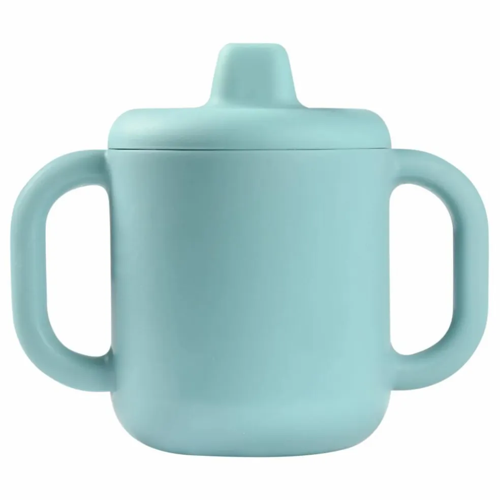 Tasse d'apprentissage en silicone | Bleu