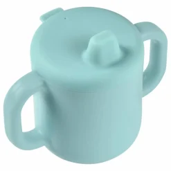 Tasse d'apprentissage en silicone | Bleu