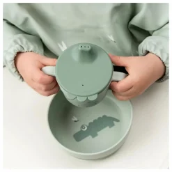 Tasse d'apprentissage Happy Dots | Vert