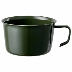 Tasse en émail Foris | Vert forêt