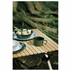 Tasse en émail Foris | Vert forêt