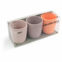 Tasse en silicone - Set de 3 | Rose