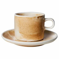 Tasse et soucoupe Chef Ceramics en porcelaine | Crème