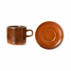 Tasse et soucoupe Chef ceramics | Terracotta