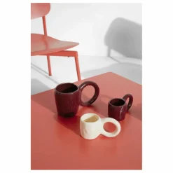 Tasse expresso Donut, Pia chevalier - Set de 2 | Bordeaux