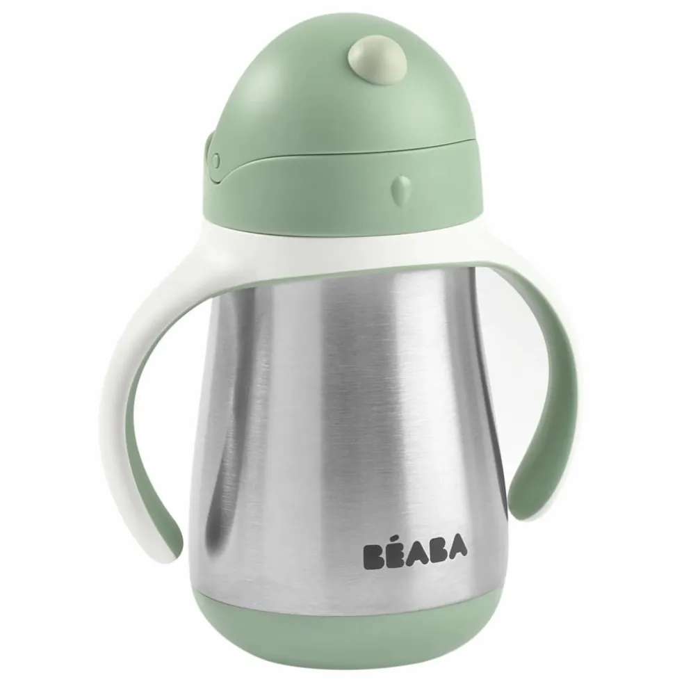 Tasse paille en inox - 250 ml | Sauge