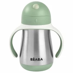Tasse paille en inox - 250 ml | Sauge