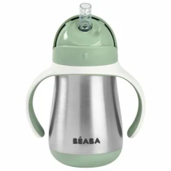 Tasse paille en inox - 250 ml | Sauge