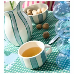 Tasse Powder Stripted | Bleu