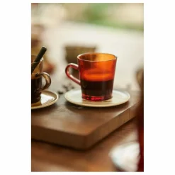 Tasses à café 70's - Set de 4 | Ambre