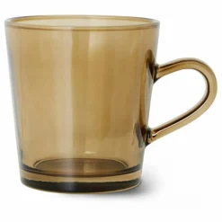 Tasses à café 70's - Set de 4 | Brun
