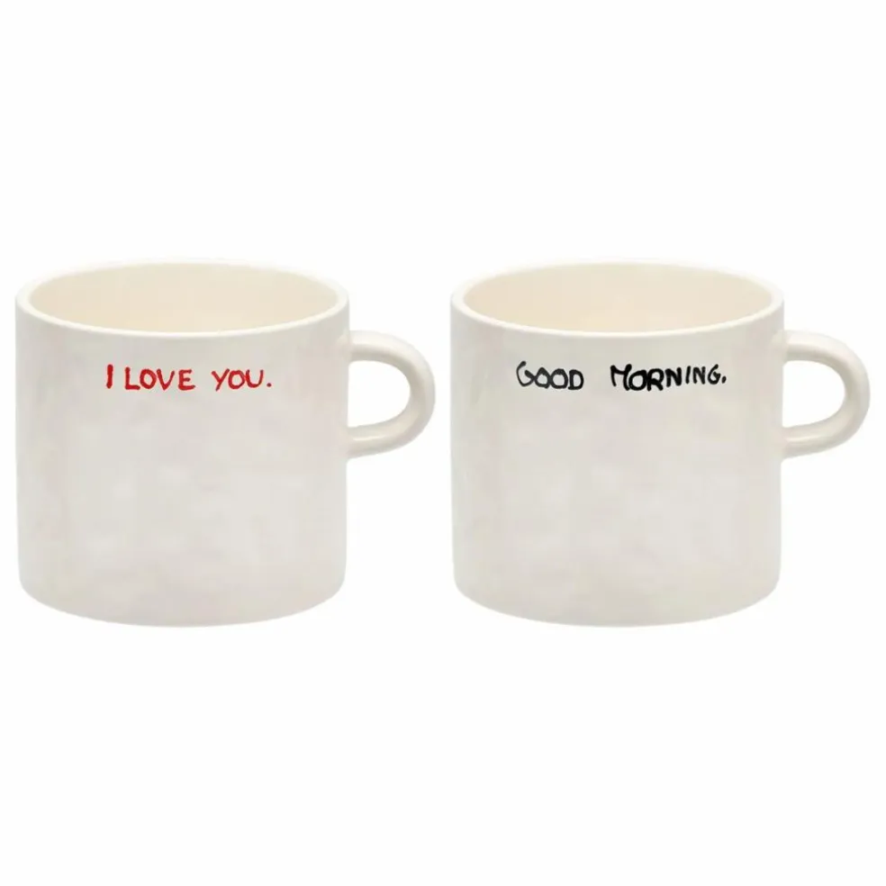 Tasses à espresso Perfect Morning - Set de 2 | Ecru