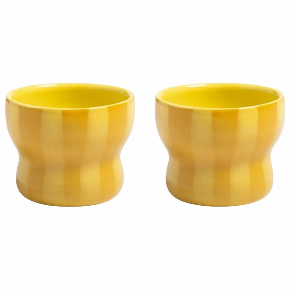 Tasses Circus - Set de 2 | Jaune