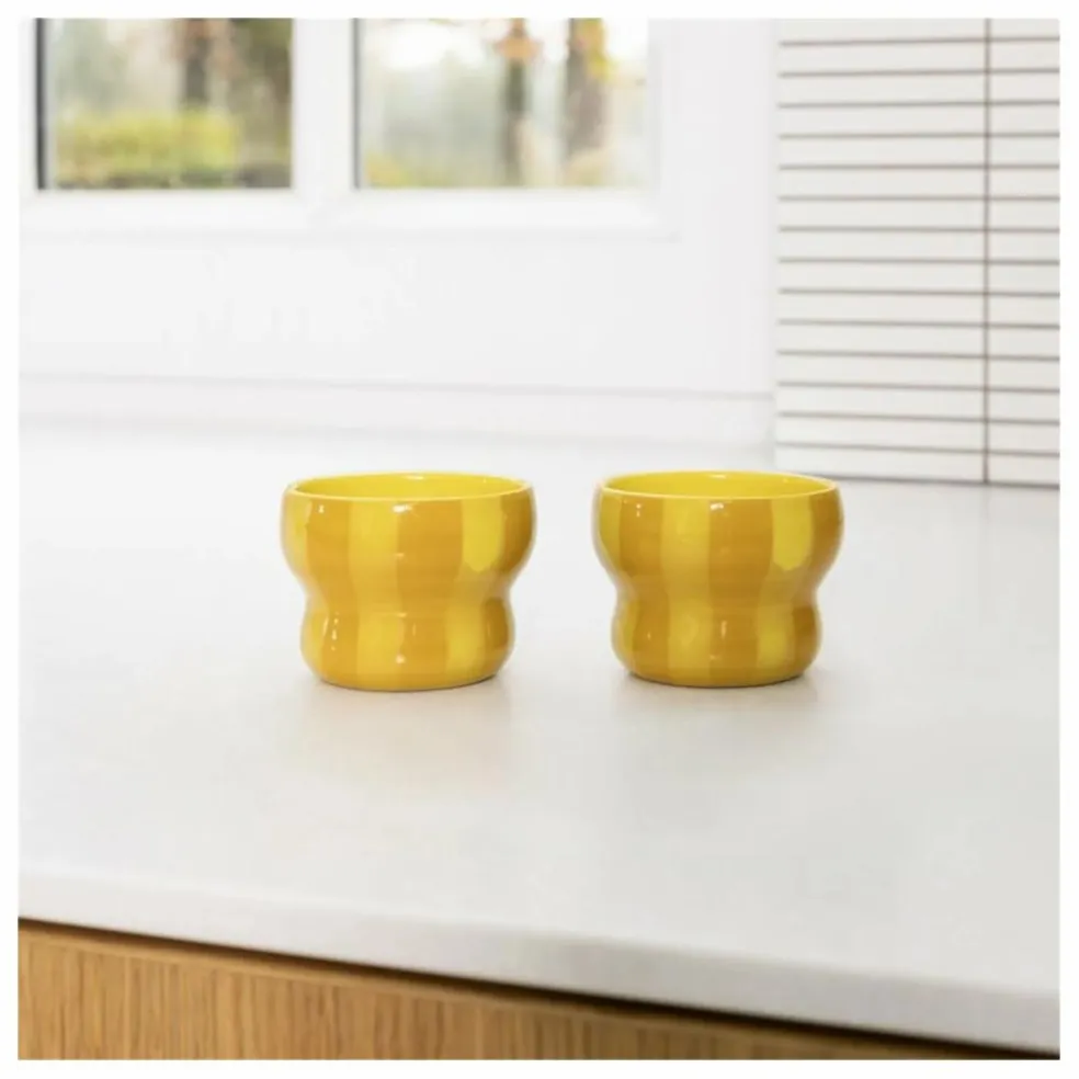 Tasses Circus - Set de 2 | Jaune