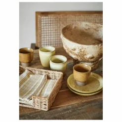Tasses en grès - Set de 2 | Orange