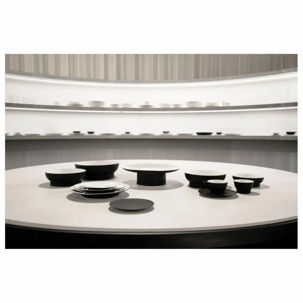 Tasses en porcelaine, Ann Demeulemeester - Set de 2 | Noir