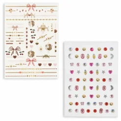 Tatouages éphémères et strass