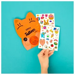 Tatouages temporaires Kawaii | Orange