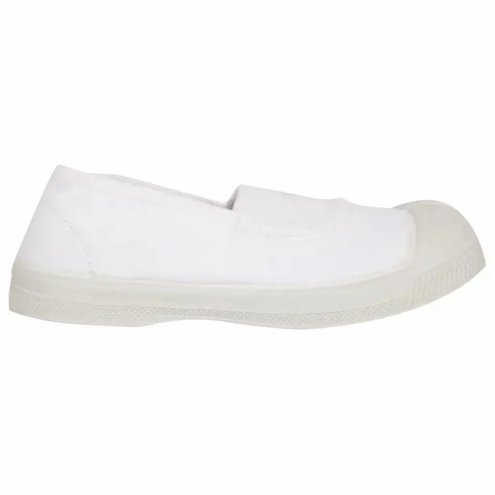 Tennis Elastique Vegan | Blanc