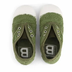 Tennis Elly Broderie Anglaise | Khaki