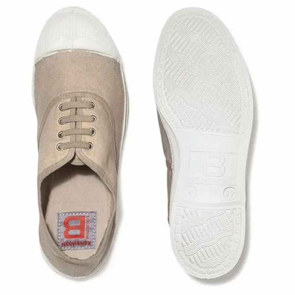 Tennis Lacets Vegan | Beige